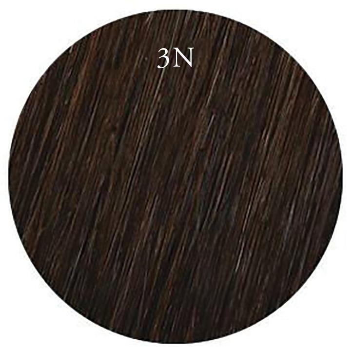 20" 7x Clip In Hair Extensions Dunkel